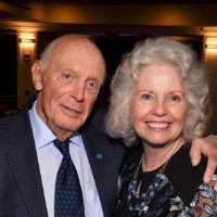 Raleigh J. Finkelstein with Marcia Haas.